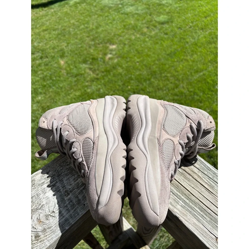 Yeezy‎ Season 7 Desert Boot Taupe Suede Mesh High Top Sneakers Size 40 No Box